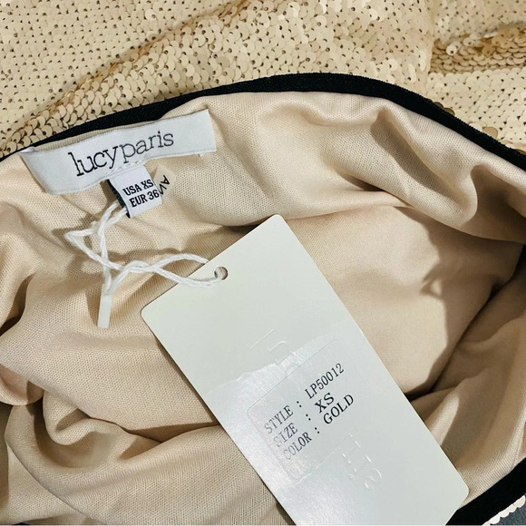 REVOLVE Lucy Paris Sequin Mermaid Maxi Skirt New Cocktail Holiday Glam Party - Picture 10 of 12